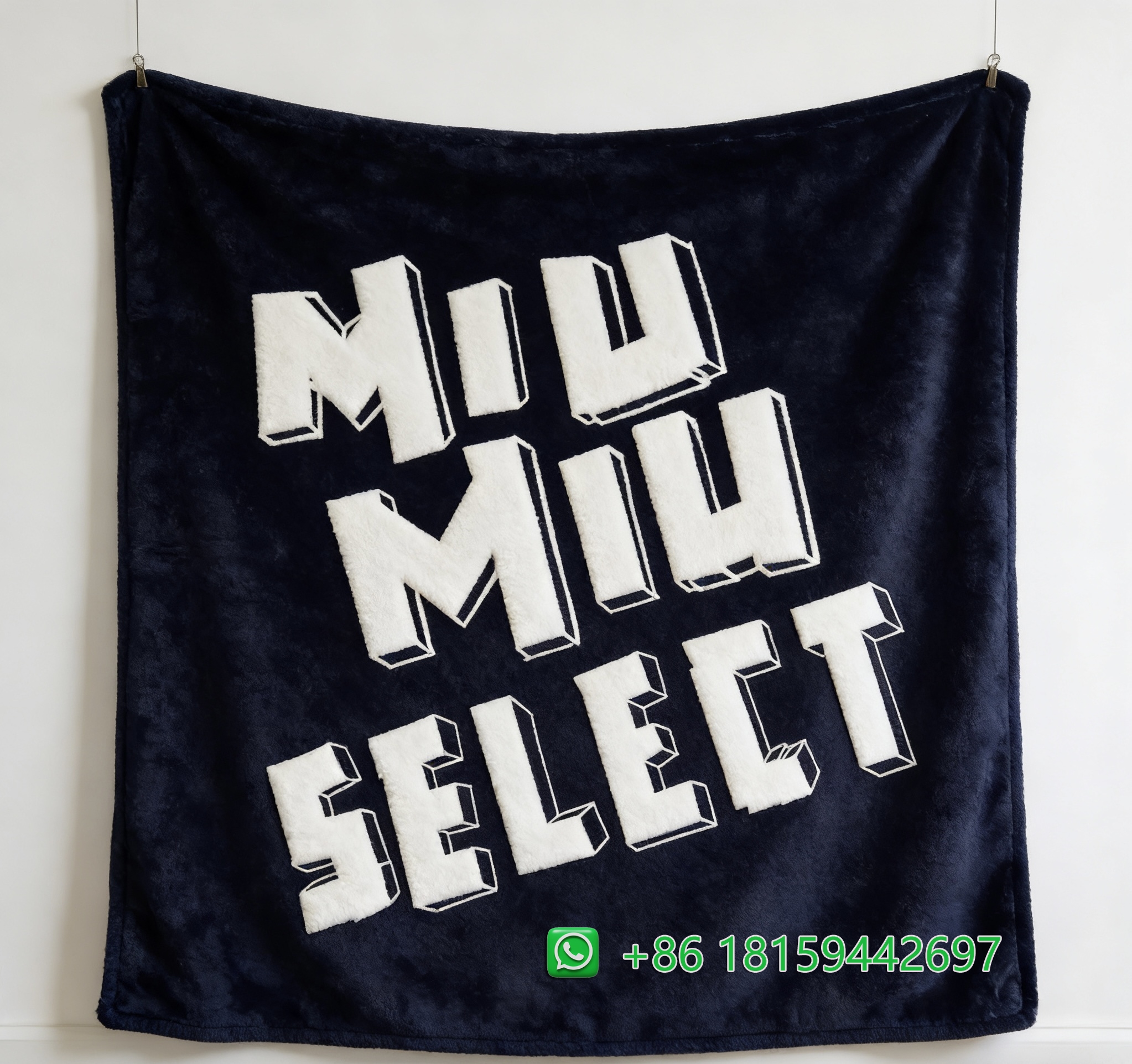 Miumiu Throw Blankets